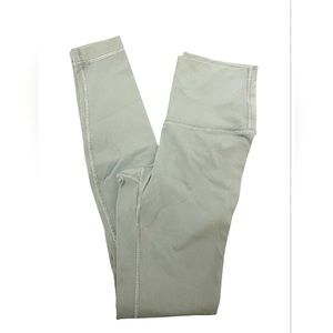 Green Lululemon leggings size 4